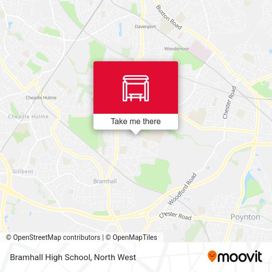 Bramhall High School map