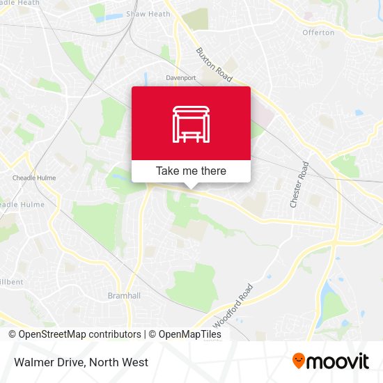 Walmer Drive map