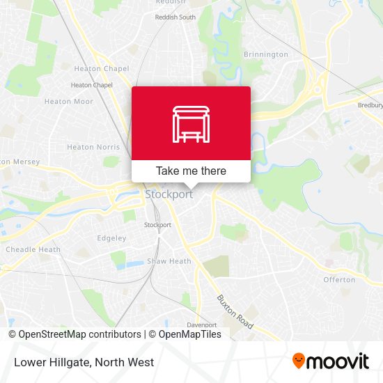 Lower Hillgate map