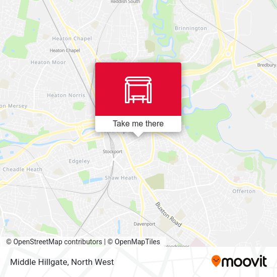 Middle Hillgate map