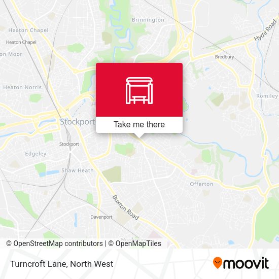 Turncroft Lane map
