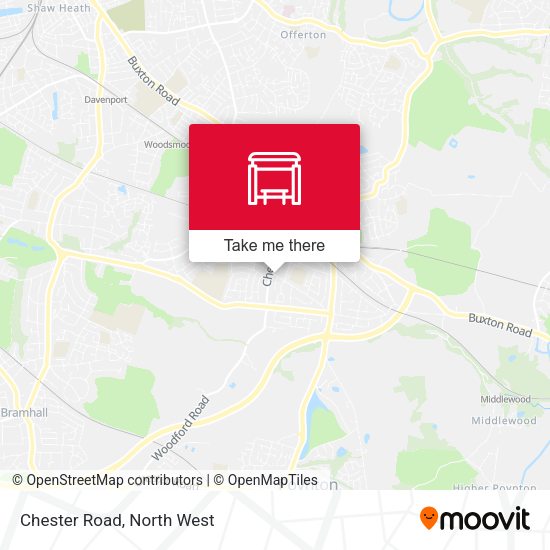 Chester Road map