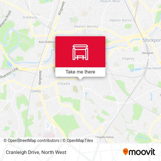 Cranleigh Drive map