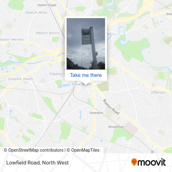 Lowfield Road map
