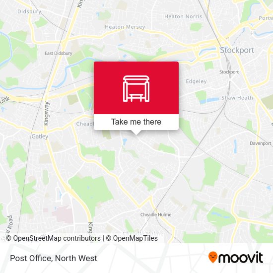 Post Office map