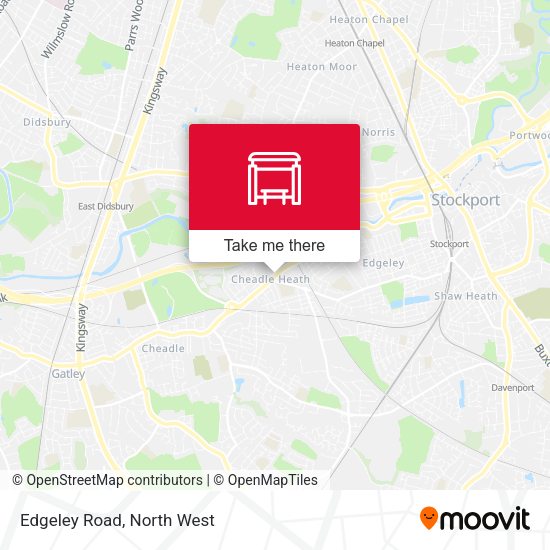 Edgeley Road map
