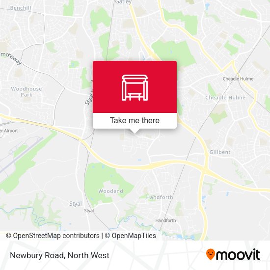 Newbury Road map