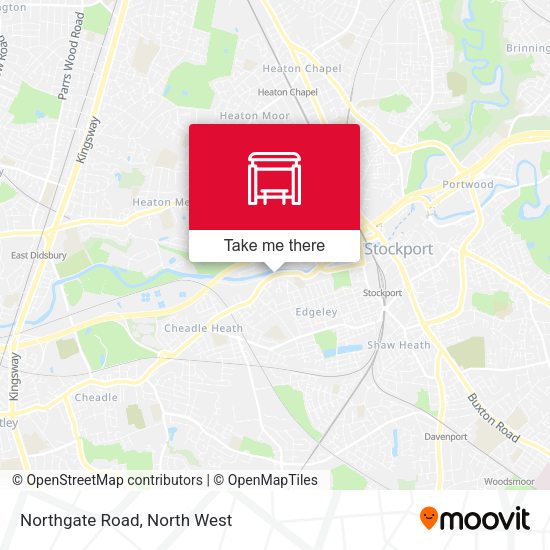 Northgate Road map