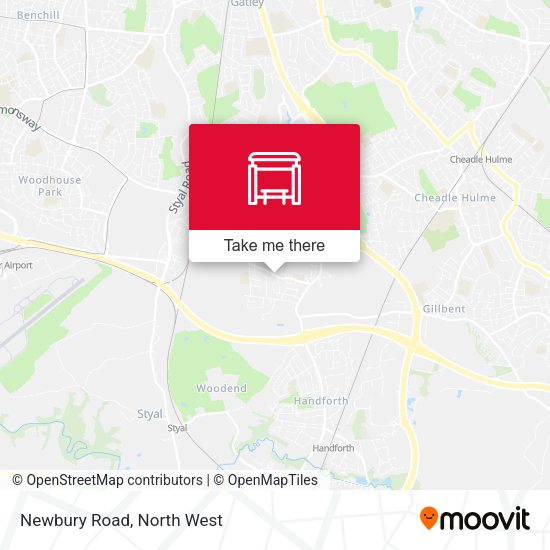 Newbury Road map