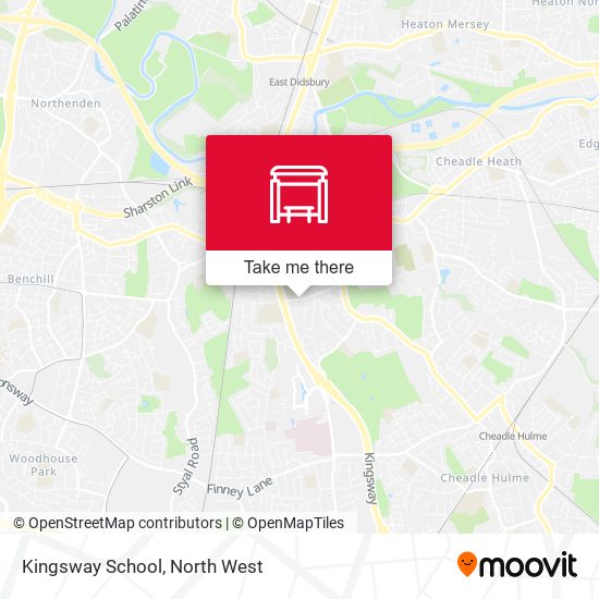 Kingsway School map