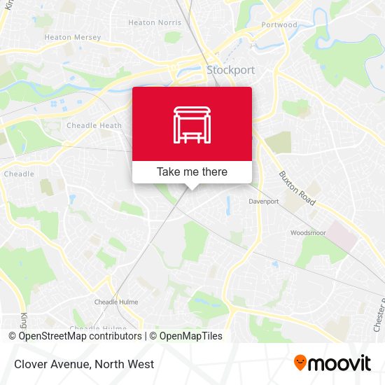 Clover Avenue map