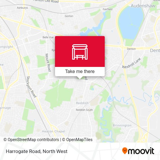 Harrogate Road map