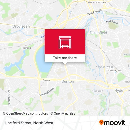 Hartford Street map
