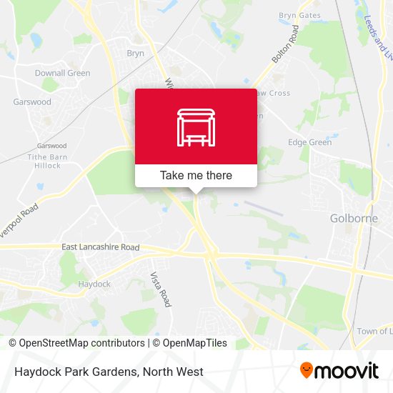 Haydock Park Gardens map