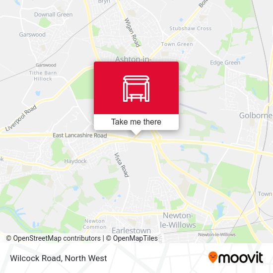 Wilcock Road map