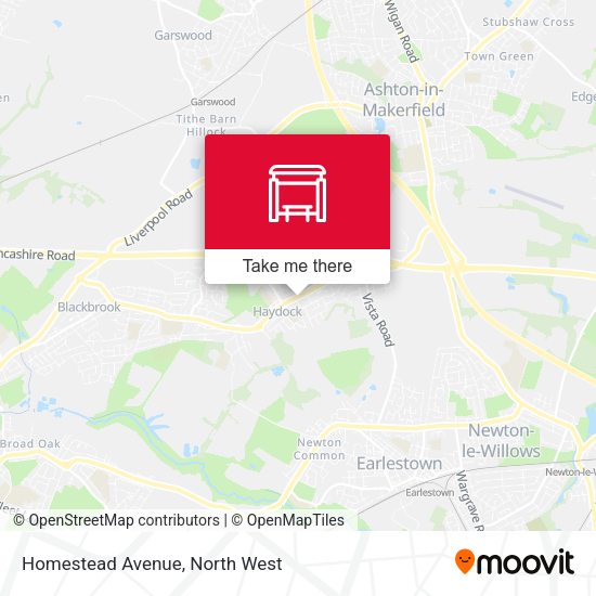 Homestead Avenue map