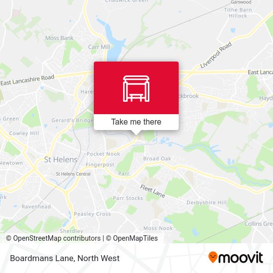 Boardmans Lane map