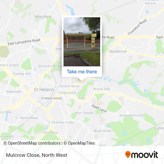 Mulcrow Close map