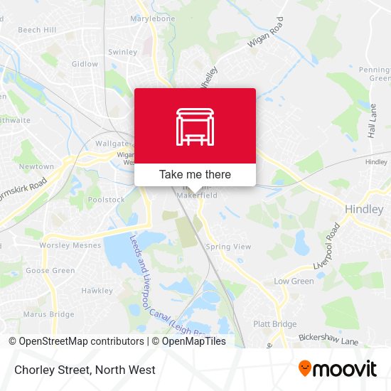 Chorley Street map
