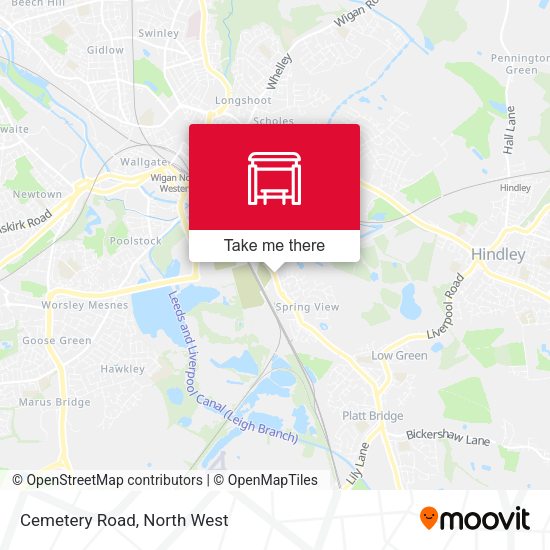 Cemetery Road map