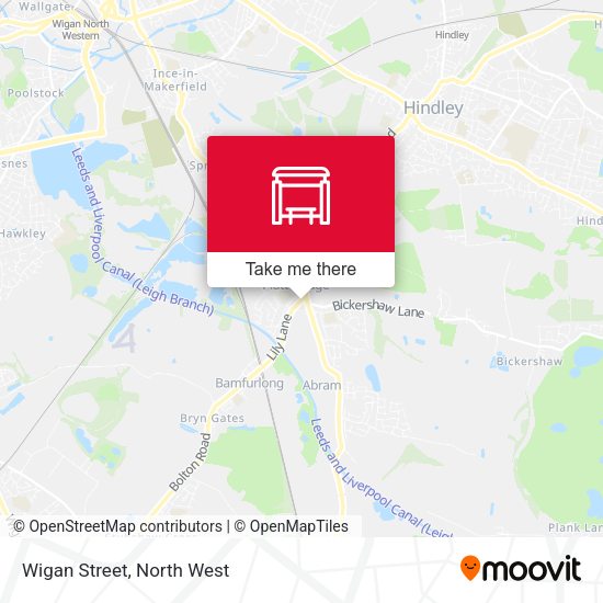 Wigan Street map
