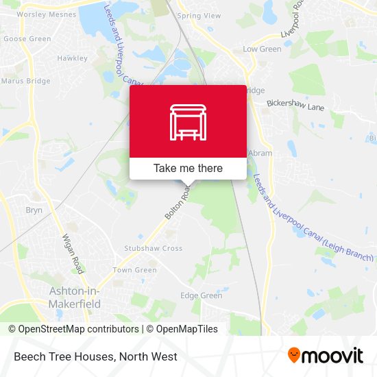 Beech Tree Houses map