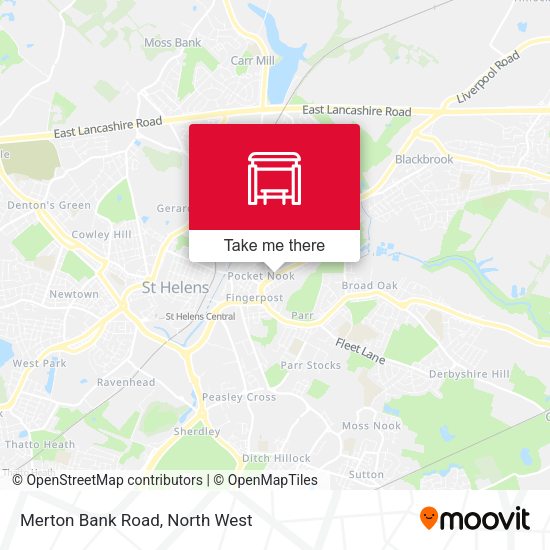 Merton Bank Road map