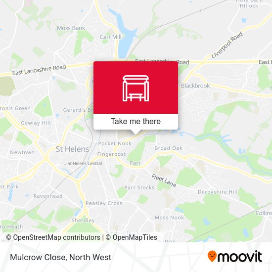 Mulcrow Close map
