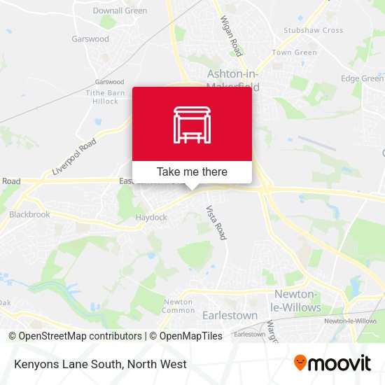 Kenyons Lane South map