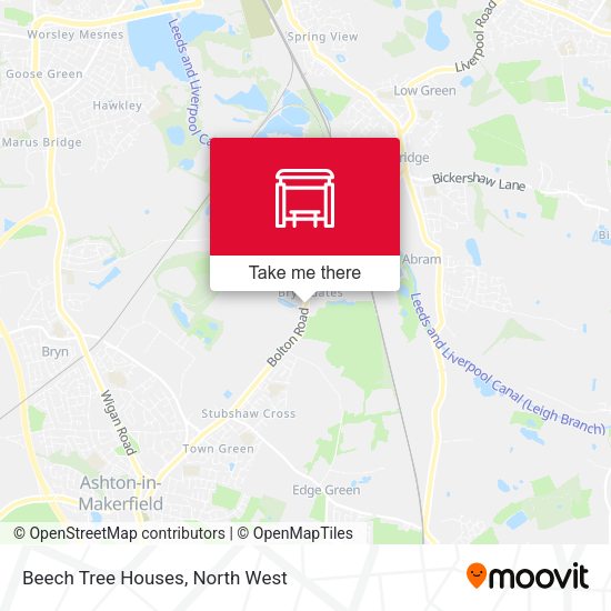 Beech Tree Houses map