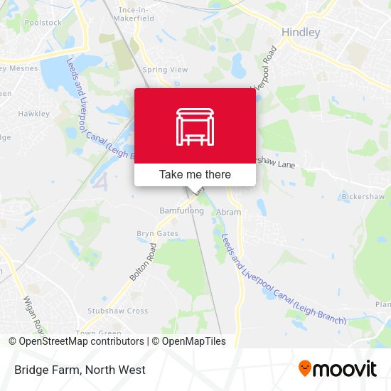 Bridge Farm map