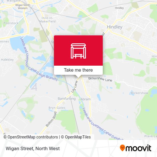 Wigan Street map
