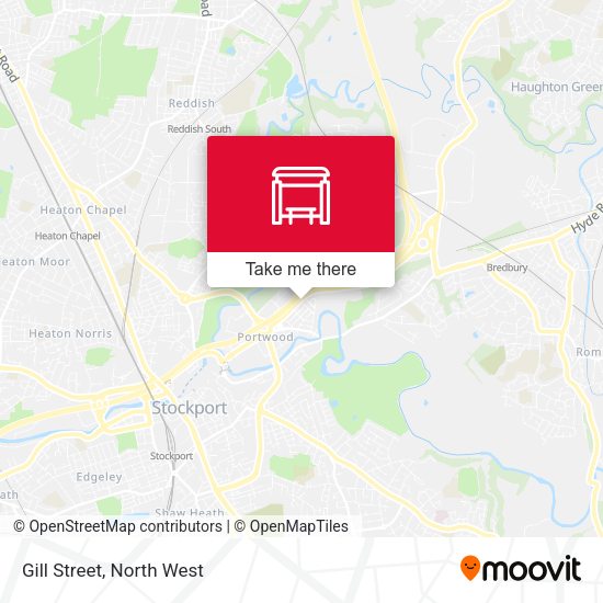 Gill Street map