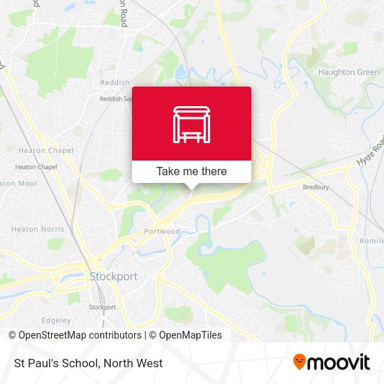 St Paul's School map