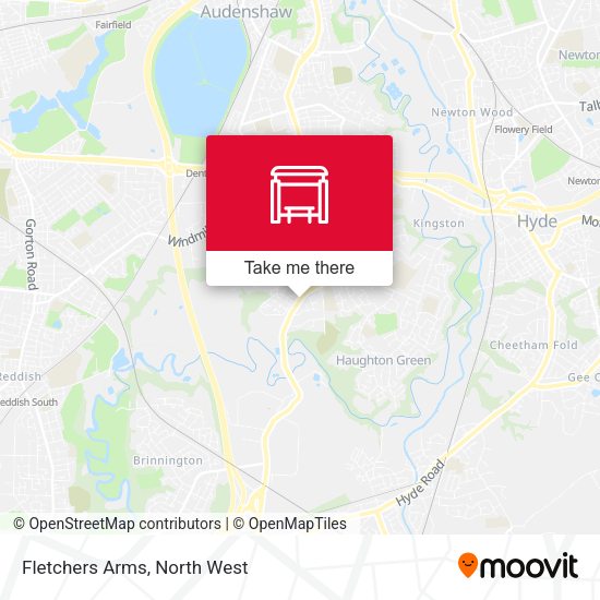 Fletchers Arms map
