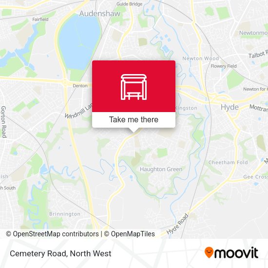 Cemetery Road map