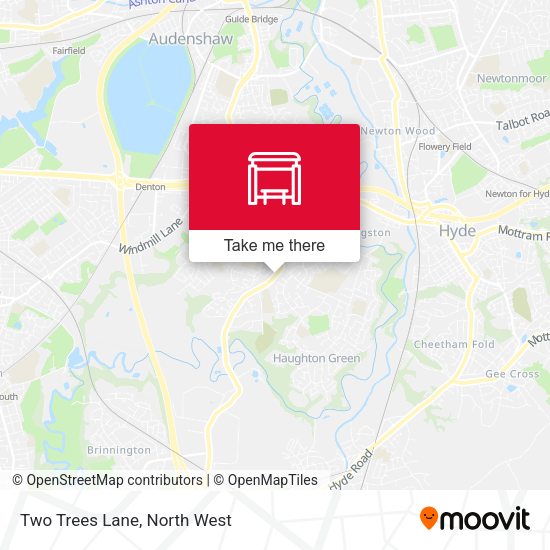 Two Trees Lane map
