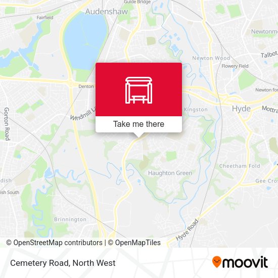 Cemetery Road map