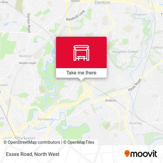 Essex Road map