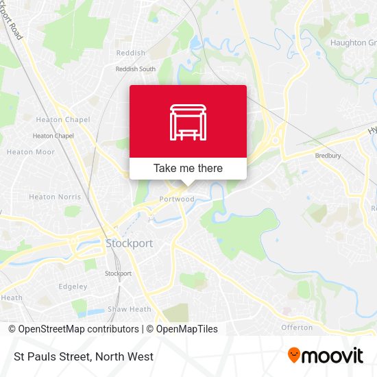 St Pauls Street map