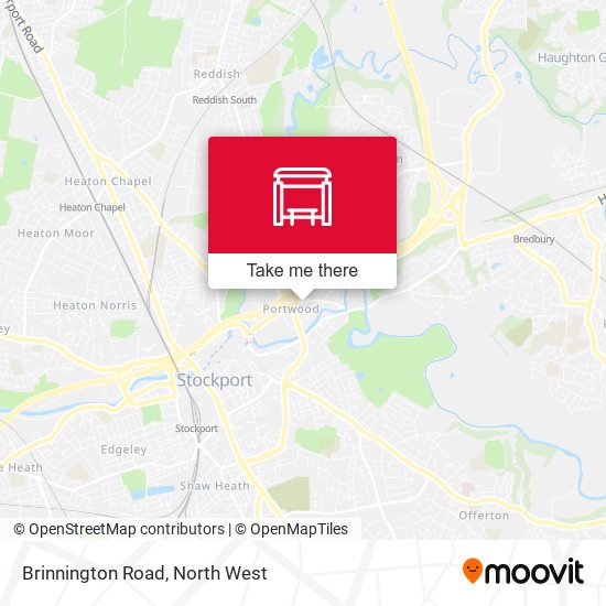 Brinnington Road map