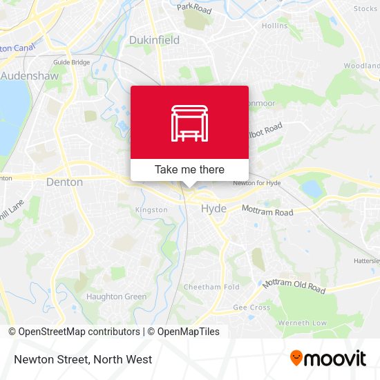 Newton Street map