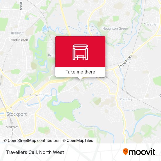 Travellers Call map