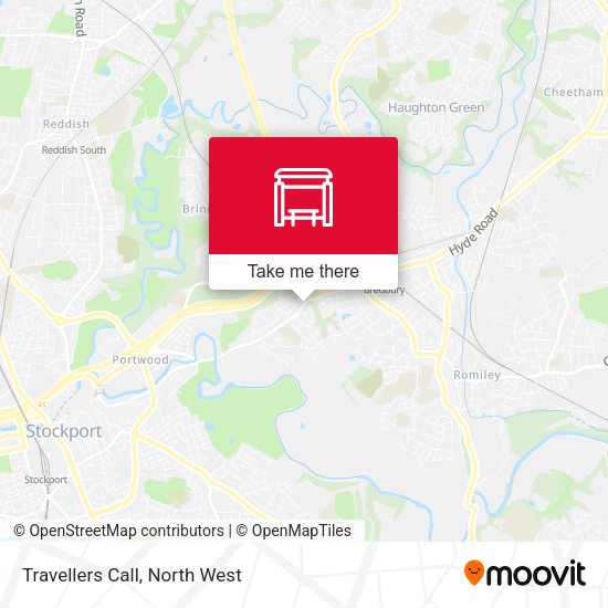Travellers Call map
