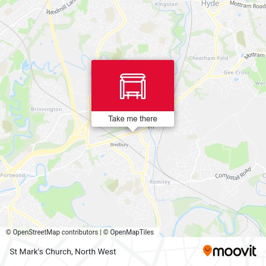 St Mark's Church map