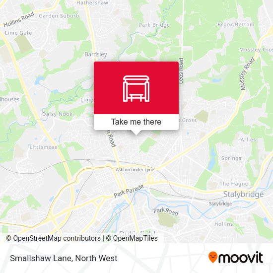 Smallshaw Lane map