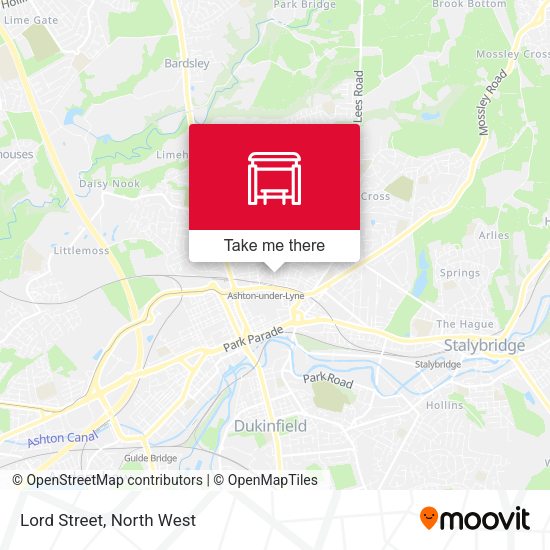 Lord Street map