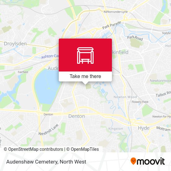 Audenshaw Cemetery map