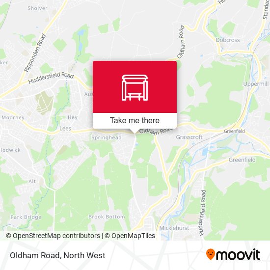 Oldham Road map