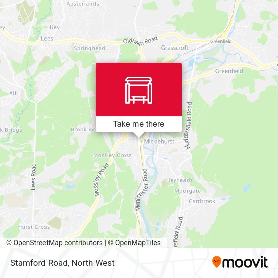 Stamford Road map